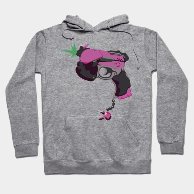 DVa Gun Hoodie by José Ruiz